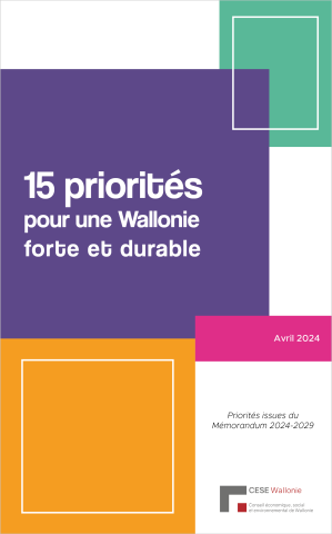 15 priorités pour une Wallonie forte et durable