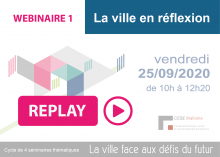 Webinaire : "La ville en réflexion"