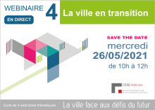 Webinaire "La ville en transition" - 26/05/2021 
