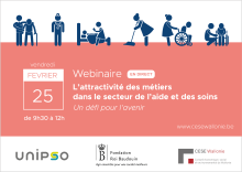 Webinaire "L’attractivité des métiers dans le secteur de l’aide et des soins : un défi pour l’avenir"