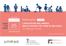 SAVE THE DATE : Webinaire "L'attractivité des métiers dans le secteur de l'aide et de soins" - 25/02/2022