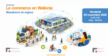 20/11 : Séminaire "Le commerce en Wallonie : mutations et enjeux"